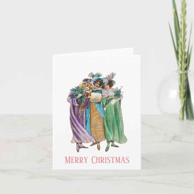 Cartes Pour Fêtes Annuelles Noël Régence (Devant)