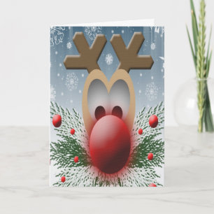 Cartes Pour Fêtes Annuelles Noël Reindeer Drôle Fêtes Humour Noël