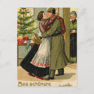Cartes Pour Fêtes Annuelles Noël rétro Vintage allemand