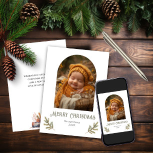 Cartes Pour Fêtes Annuelles Noël rustique Woodland