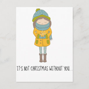 Cartes Pour Fêtes Annuelles Noël sans toi