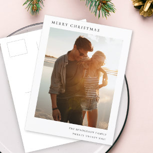 Cartes Pour Fêtes Annuelles Noël Simple informel photo moderne minimaliste