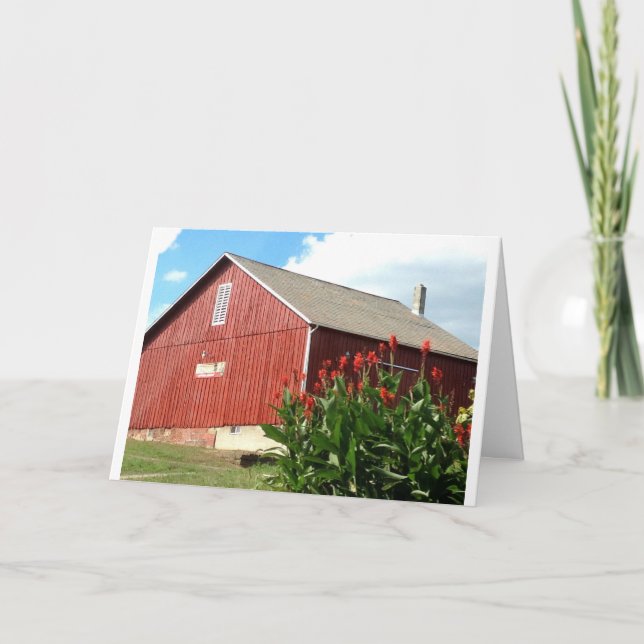 CARTES POUR FÊTES ANNUELLES NOËL SOUHAITE DE **LA FERME** (Devant)