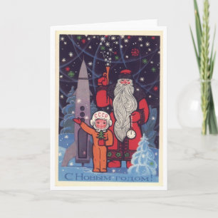 Cartes Pour Fêtes Annuelles Noël soviétique