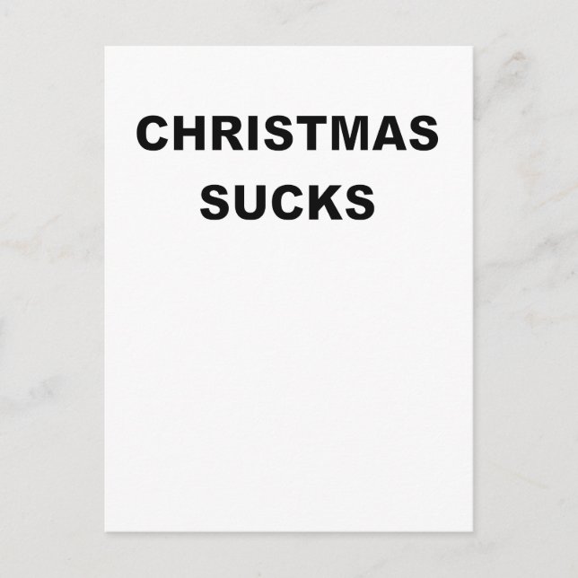 Cartes Pour Fêtes Annuelles NOËL SUCKS.png (Devant)