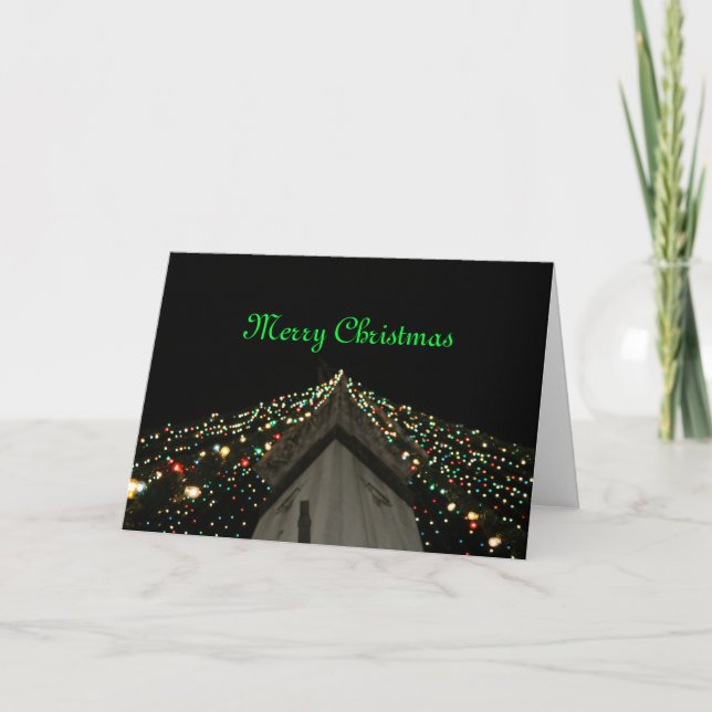 Cartes Pour Fêtes Annuelles Noël sur le cercle (Devant)