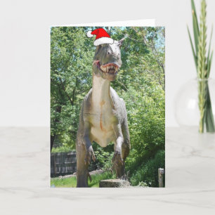 Cartes Pour Fêtes Annuelles Noël T-Rex