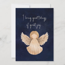 Noël Tidings De Grande Joie Aquarelle Angel