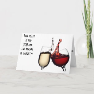 CARTES POUR FÊTES ANNUELLES NOËL TOAST-VOUS FAITES LA LISTE NAUGHTY