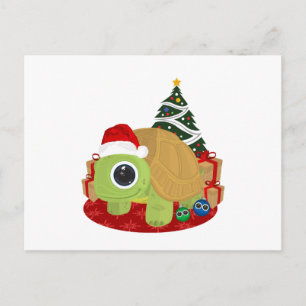 Cartes Pour Fêtes Annuelles Noël - Tortue