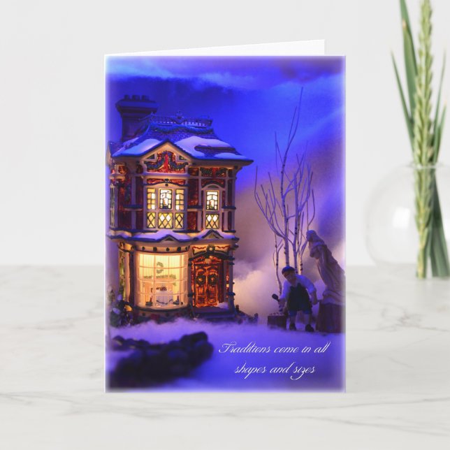 Cartes Pour Fêtes Annuelles Noël traditionnel (Devant)