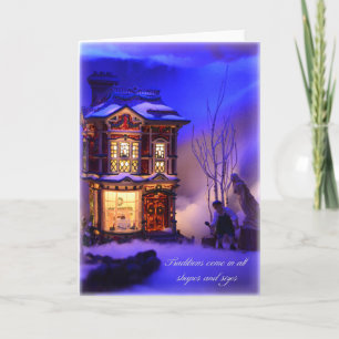 Cartes Pour Fêtes Annuelles Noël traditionnel