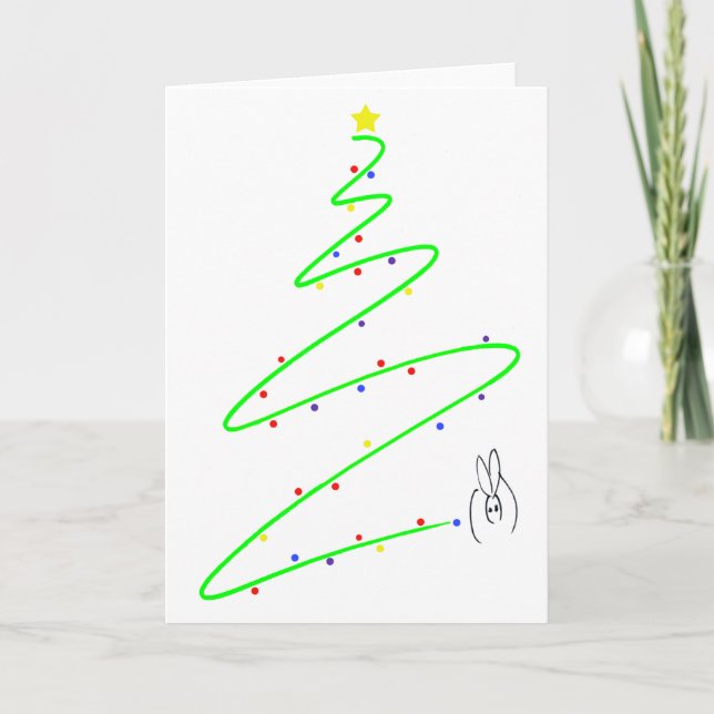 Cartes Pour Fêtes Annuelles Noël tree01 (Devant)