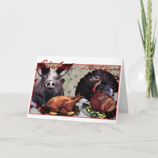 Cartes Pour Fêtes Annuelles Noël… un temps pour pardonner (Devant)