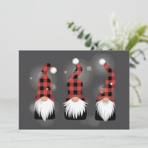 Cartes Pour Fêtes Annuelles Noël Vacances Xmas Drôle Hiver Gnome Amateur