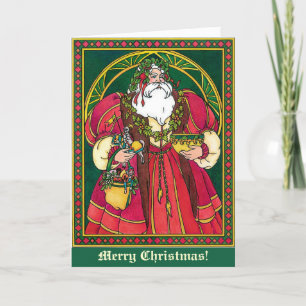 Cartes Pour Fêtes Annuelles Noël victorien de Saint Nicolas