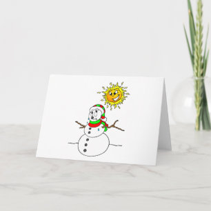 Cartes Pour Fêtes Annuelles Noël vide de fonte drôle de vacances de Noël de