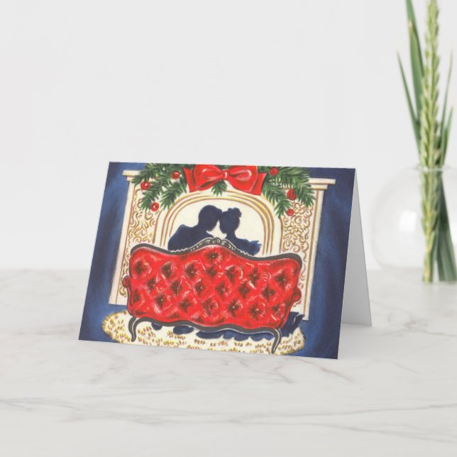 Cartes Pour Fêtes Annuelles Noël vintage (Devant)