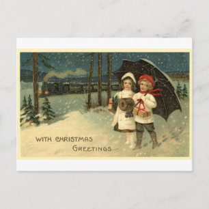 Cartes Pour Fêtes Annuelles Noël vintage