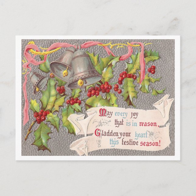 Cartes Pour Fêtes Annuelles Noël vintage (Devant)