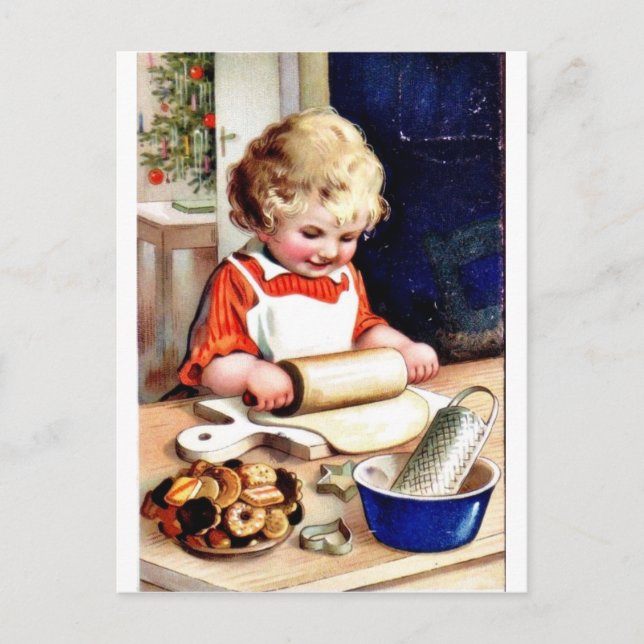 Cartes Pour Fêtes Annuelles Noël vintage (Devant)