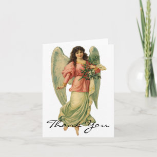 Cartes Pour Fêtes Annuelles Noël Vintage, Antique Ancien Ange Victorien