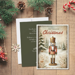 Cartes Pour Fêtes Annuelles Noël vintage Nutcracker