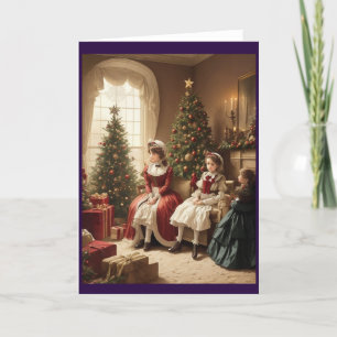 Cartes Pour Fêtes Annuelles Noël Vintage victorien