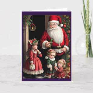 Cartes Pour Fêtes Annuelles Noël Vintage victorien