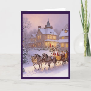Cartes Pour Fêtes Annuelles Noël Vintage victorien