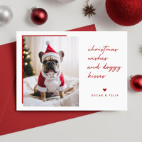 Noël Voeux Famille Chien Chien Chien Chien Chien C
