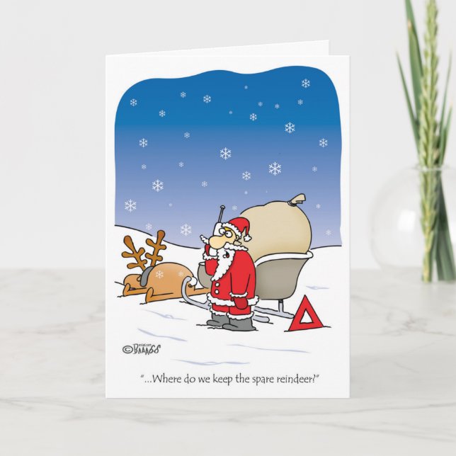 Cartes Pour Fêtes Annuelles Noël + Vous = <3 (Devant)