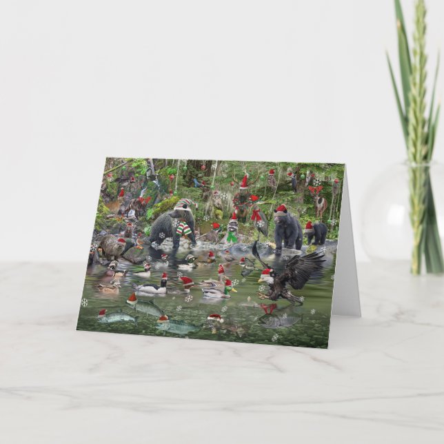 Cartes Pour Fêtes Annuelles Noël Westcoast (Devant)