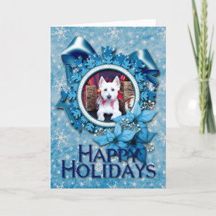 Cartes Pour Fêtes Annuelles Noël - Westie - Bella