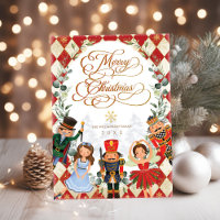 Noisette rouge vintage Joyeux Noël