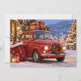 Cartes Pour Fêtes Annuelles Nom de famille Noël personnalisé 