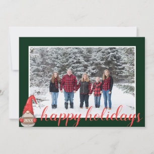 Cartes Pour Fêtes Annuelles Nordique Père Noël Gnome Photo encadrée