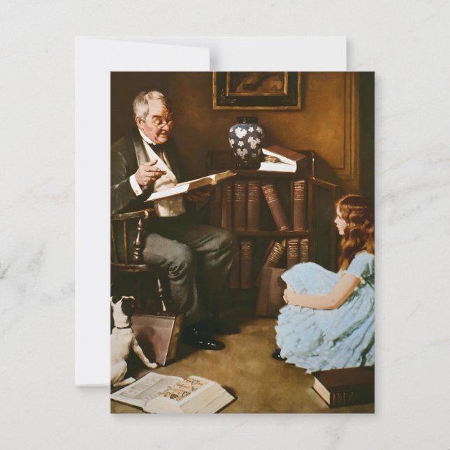Cartes Pour Fêtes Annuelles Norman Rockwell Où se trouve Encyclopedia Britann (Devant)