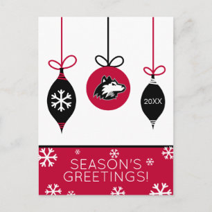 Cartes Pour Fêtes Annuelles Northern Illinois Huskies Noël