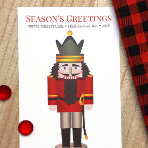 Cartes Pour Fêtes Annuelles Nostalgale Red Green Nutcracker Company Noël