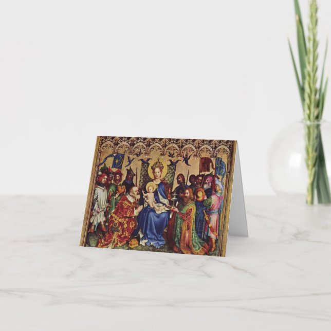 Cartes Pour Fêtes Annuelles Notecard (quota): Interior Pilgimage (Devant)