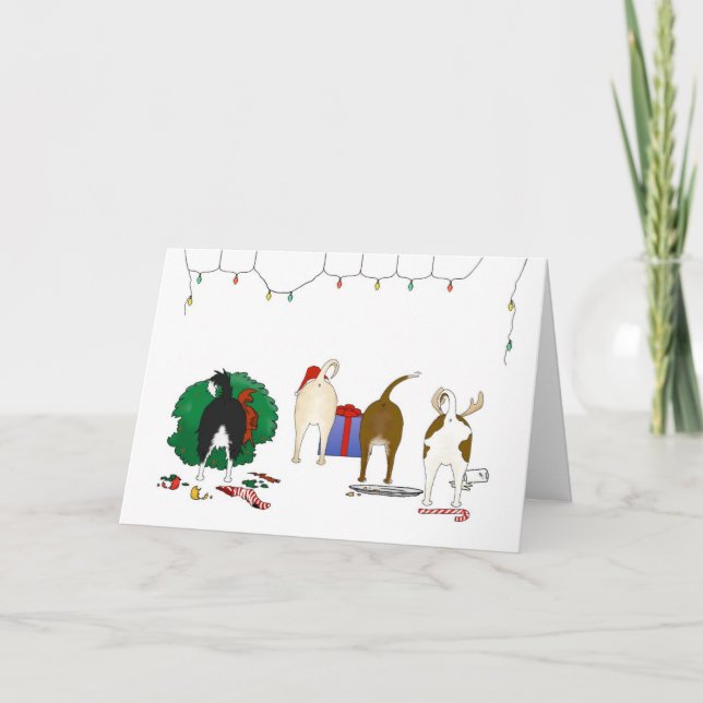 Cartes Pour Fêtes Annuelles Nothin' Butt A Chihuahua Christmas (Devant)