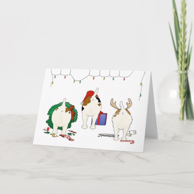 Cartes Pour Fêtes Annuelles Nothin' Butt A Jack Christmas (Devant)