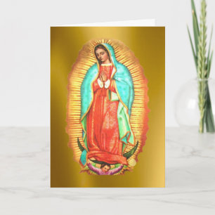 Cartes Pour Fêtes Annuelles Notre-Dame de Guadalupe