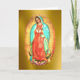 Cartes Pour Fêtes Annuelles Notre-Dame de Guadalupe