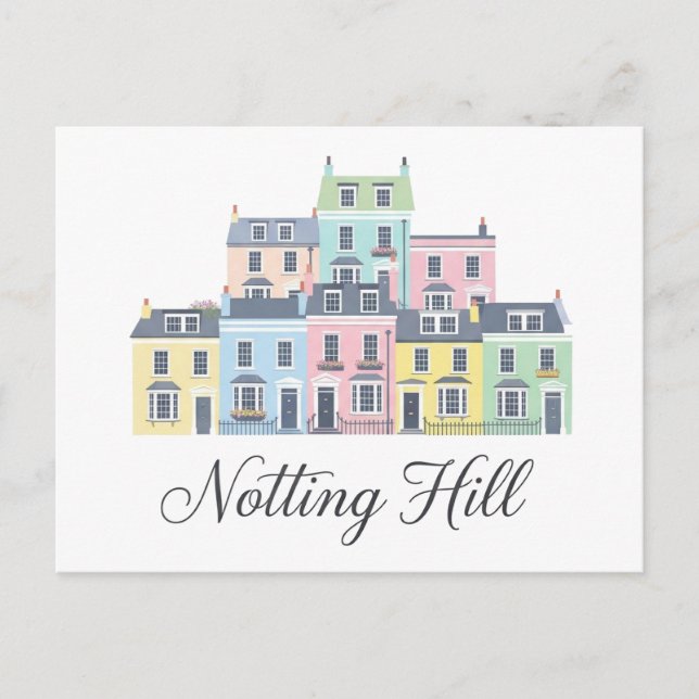 Cartes Pour Fêtes Annuelles Notting Hill Londres (Devant)