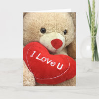 Nounours d'ours en peluche de la Saint-Valentin