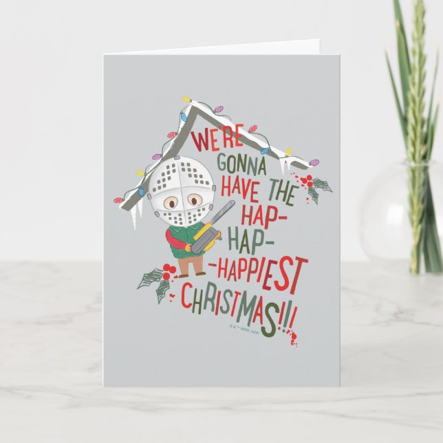 Cartes Pour Fêtes Annuelles Nous allons avoir le plus Heu-Heu-Heureux Noël (Devant)