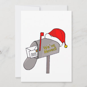 Cartes Pour Fêtes Annuelles Nous avons déplacé la boîte aux lettres de Noël
