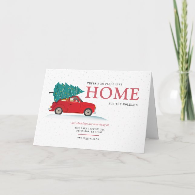 Cartes Pour Fêtes Annuelles Nous avons déplacé les jours fériés d'adresses en  (Devant)